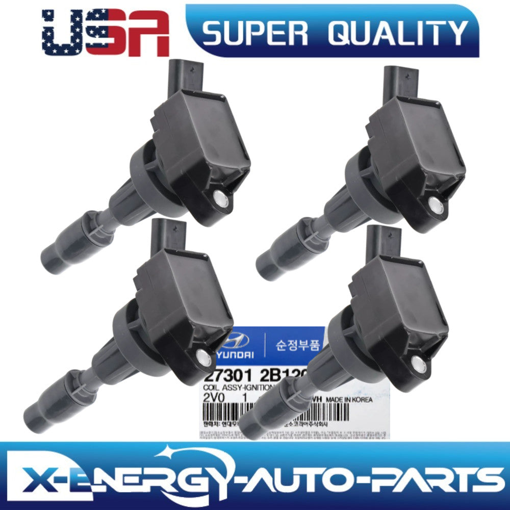 4x IGNITION COIL for 15-17 for Hyundai SONATA for Tucson for Kia OPTIMA SOUL 273012B120 4PIN