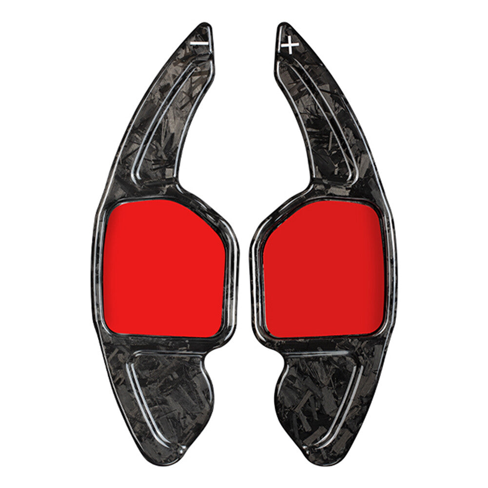 Carbon Fiber Steering Wheel Paddle Shifter Extension 2PCS Fit for Audi S6 S7 S8 TTS