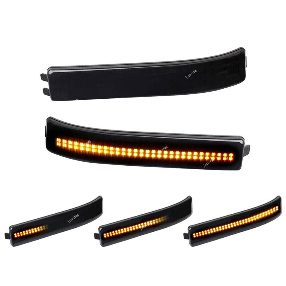 Pair Left + Right Turn Signal Marker Reflector Lights Fit for Ford F150 2009-14