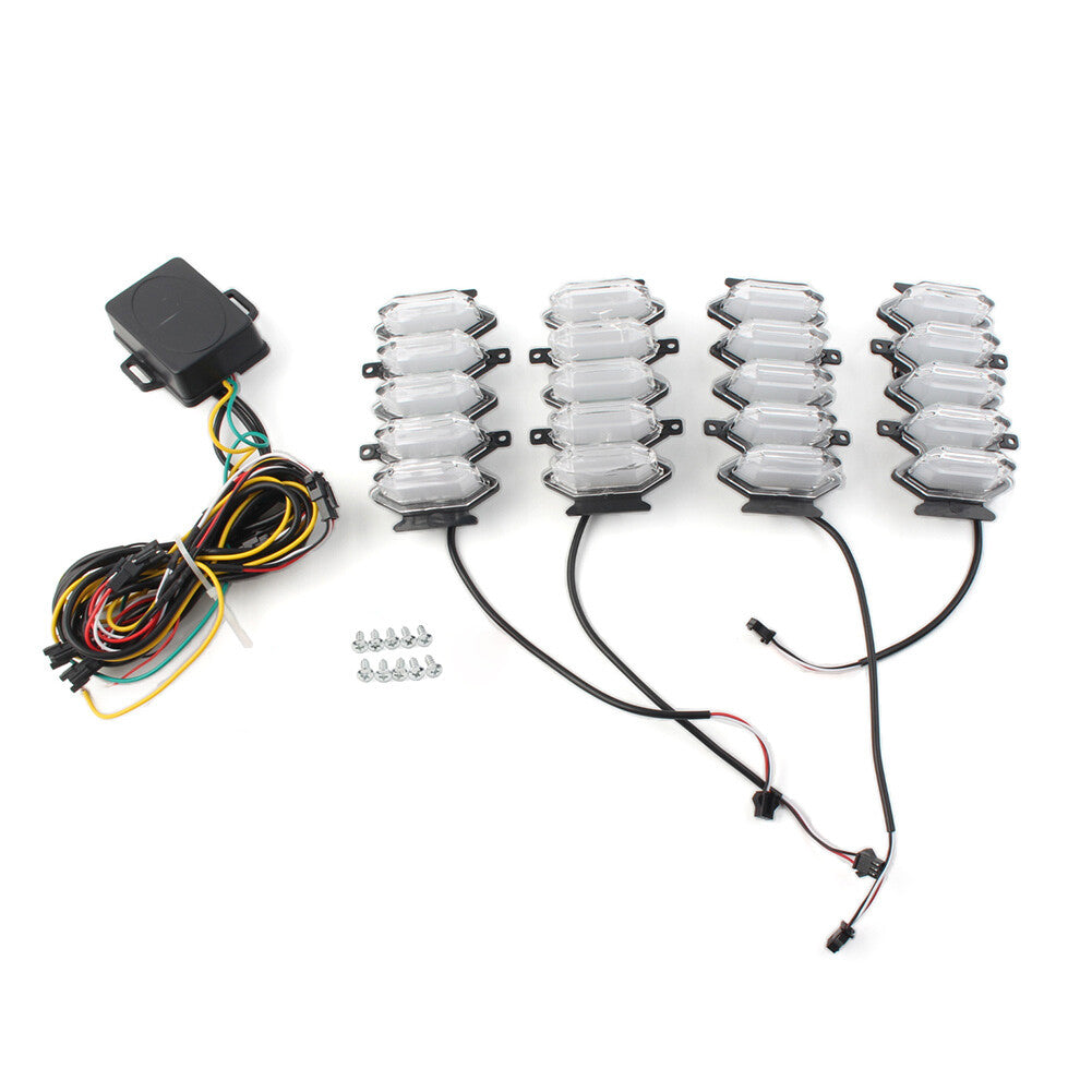 DRL Turn Signal Light Front Grille Lights Kit Fit for Suzuki for Jimny 2019-2021 LR