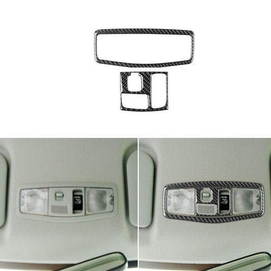 for Mitsubishi Lancer Carbon Fiber Front Reading Light Panel Cover Trim Type B