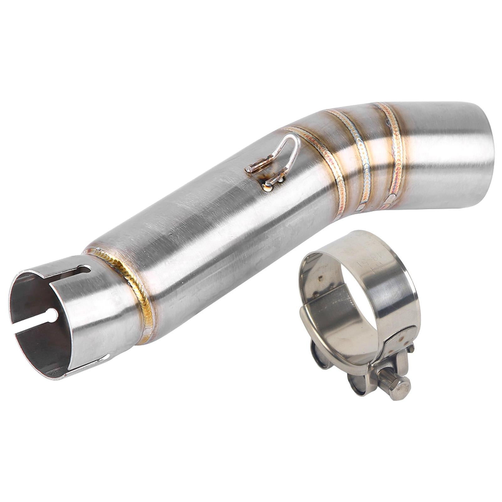 New Motorcycle Link Pipe Mid Exhaust Connector For CBR500R CB500X CBR500 CB500F