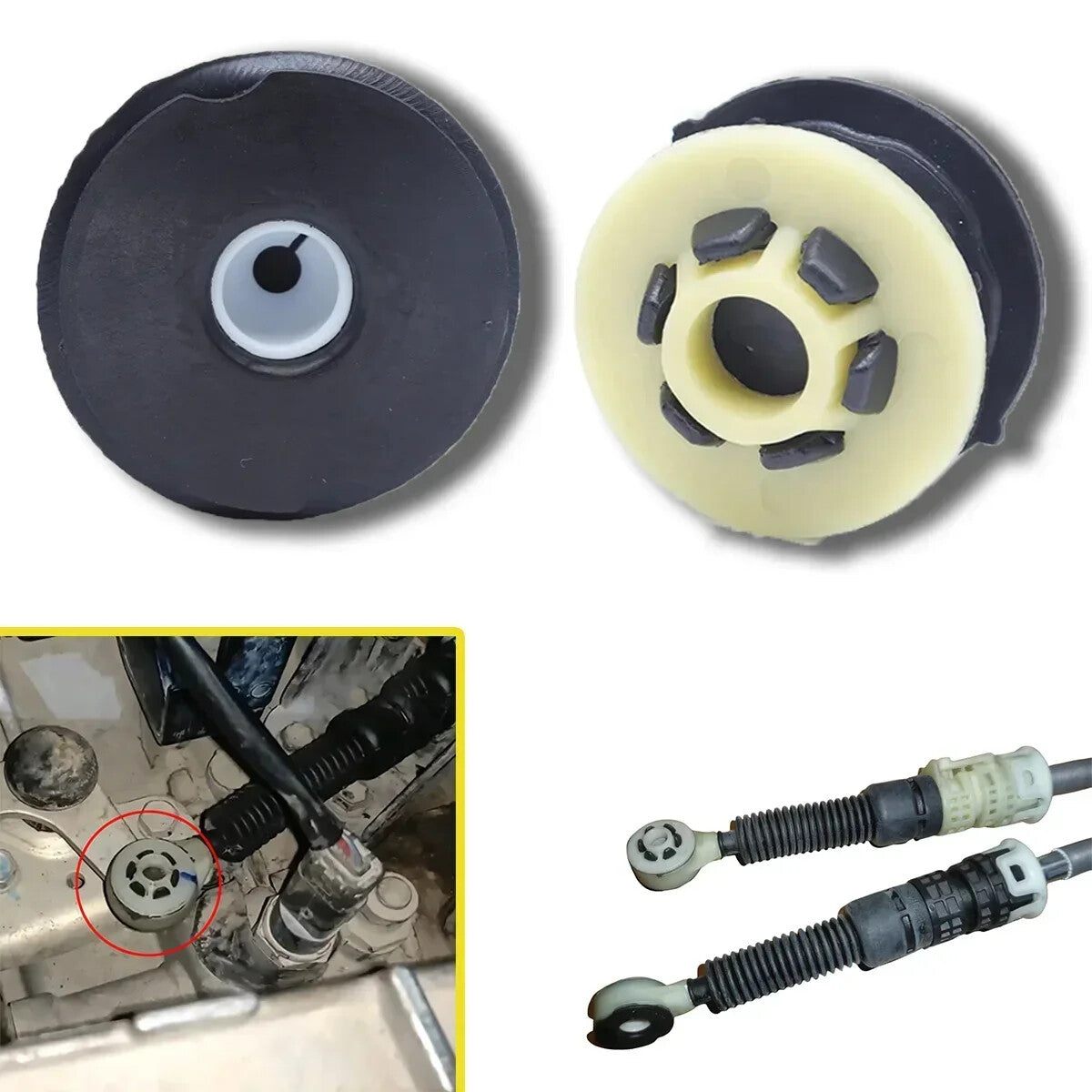 Gear Shift Bushing Lever Cable End Linkage for Nissan Latio Connector Grommet