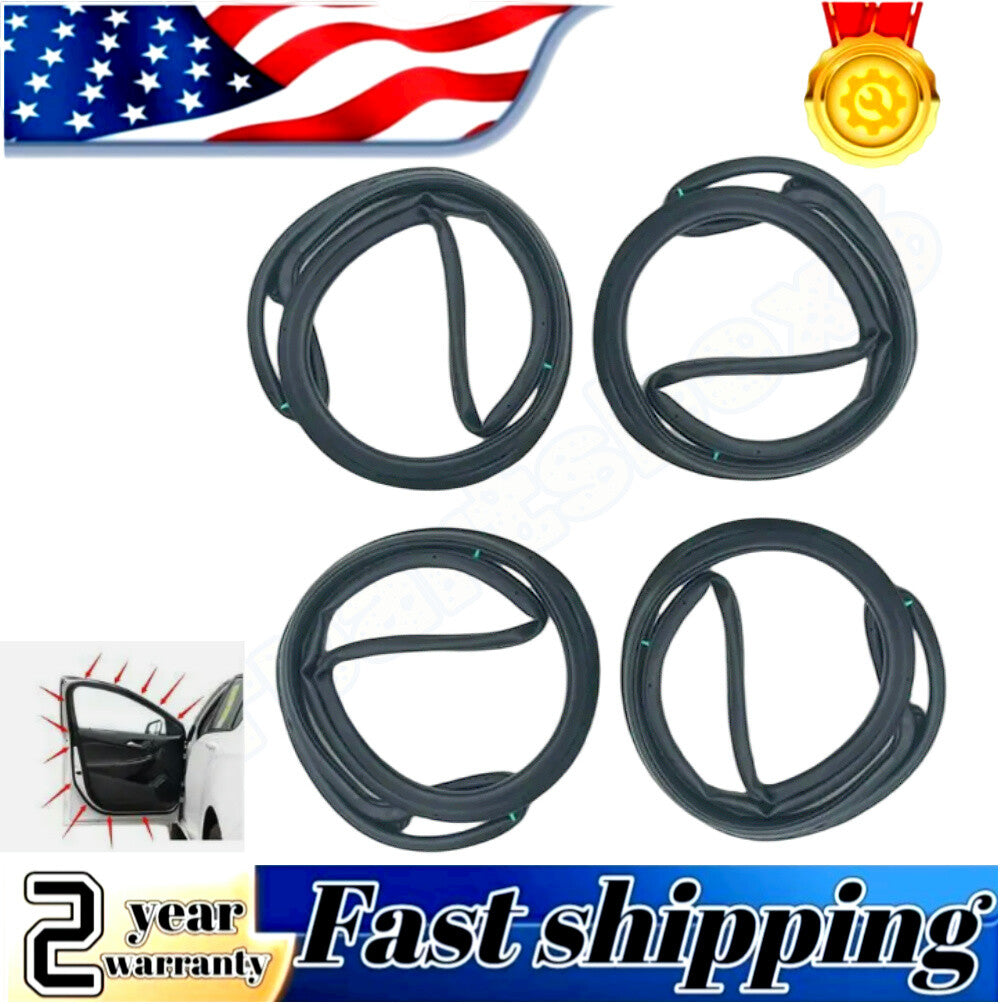 4-piece set of door weatherstrip molding sealant for Honda CRV 2012-2017