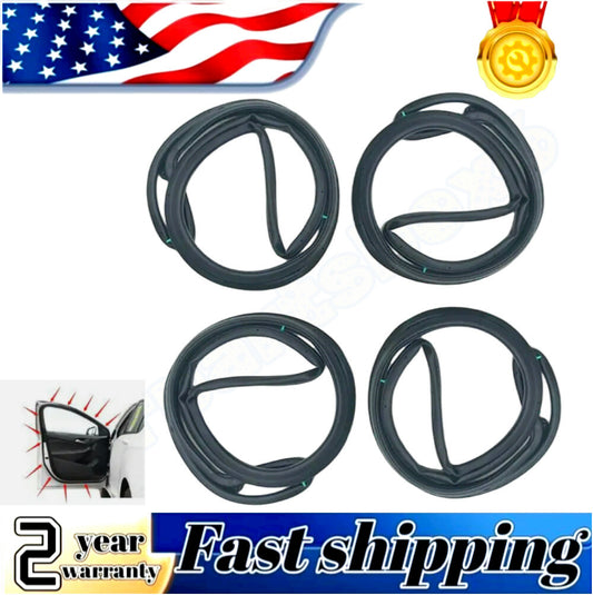 4-piece set of door weatherstrip molding sealant for Honda CRV 2012-2017