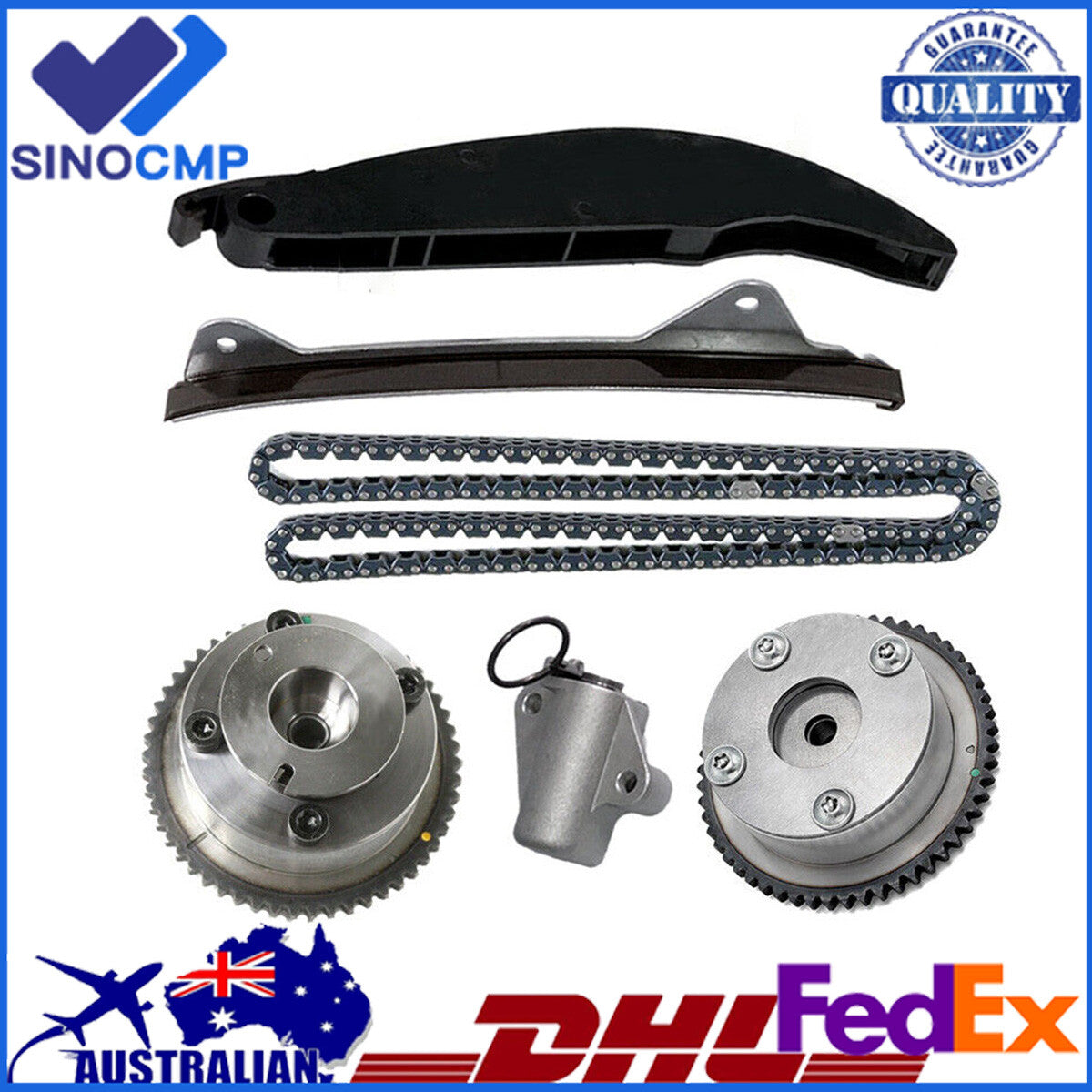 Timing Chain Kit Intake Exhaust CVVT Gear for Kia Soul for Hyundai for Elantra 2.0L 1.8L