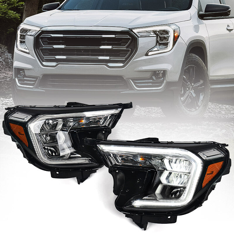 2P for 2022, 2023, and 2024 for GMC Terrain AT4 | SLE | SLT LED Reflector Headlights LH Right Handhold