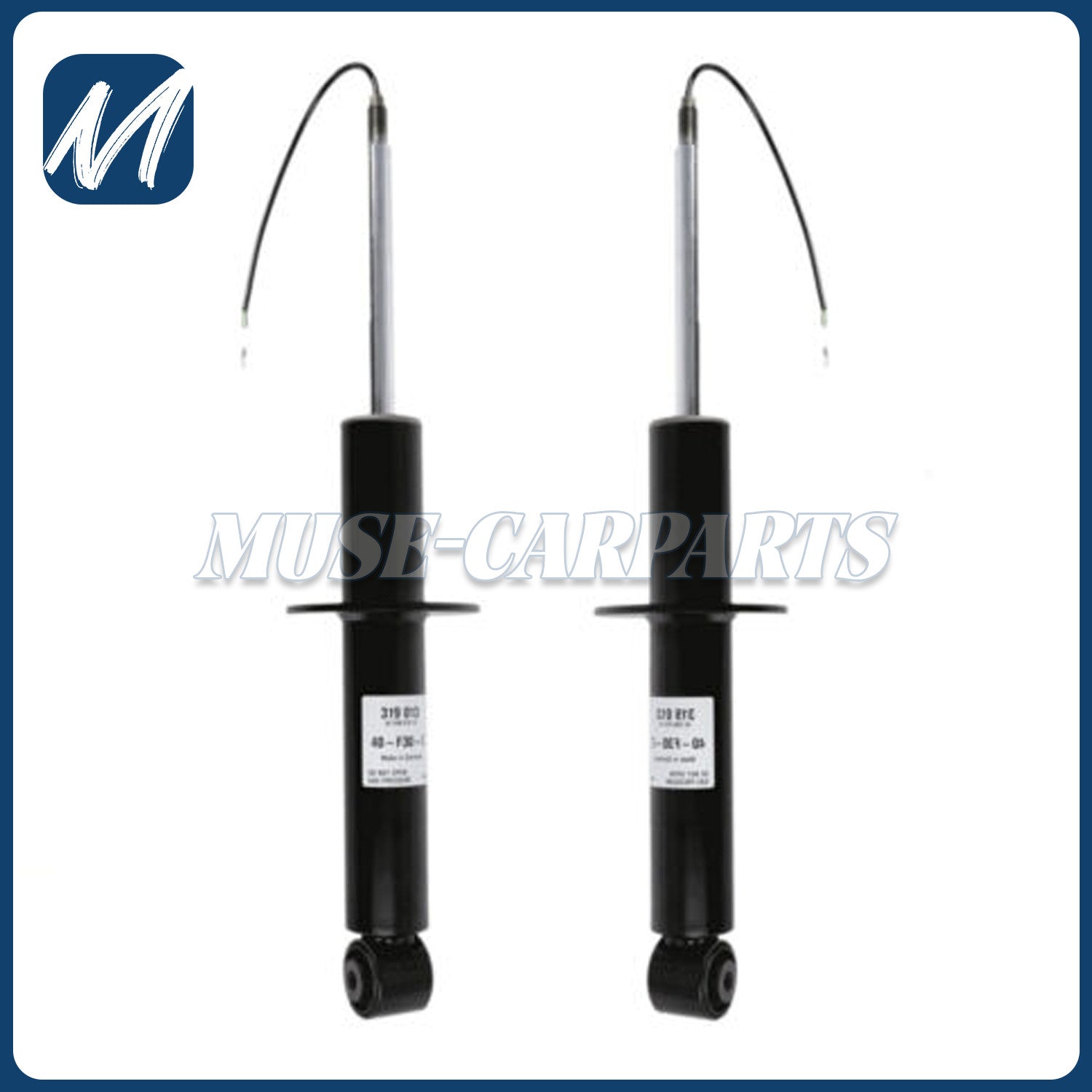 4-piece front and rear shock absorber strut auxiliary unit with EDC, suitable for BMW X3 F25 2011-17 and X4 F26 2015-18.