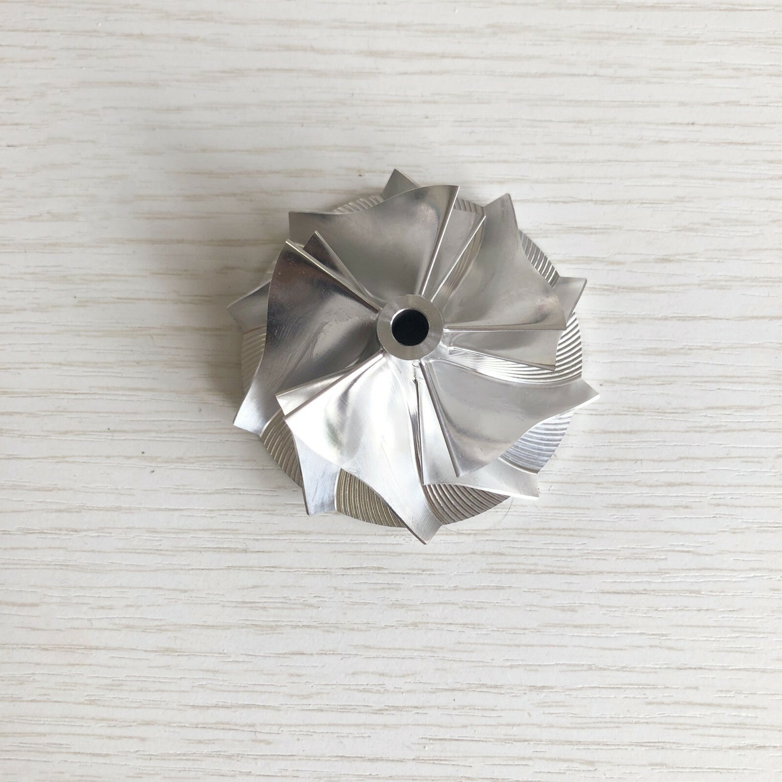 K04 46.00/60.00 mm 5+5 blade high-performance turbine blank compressor wheel