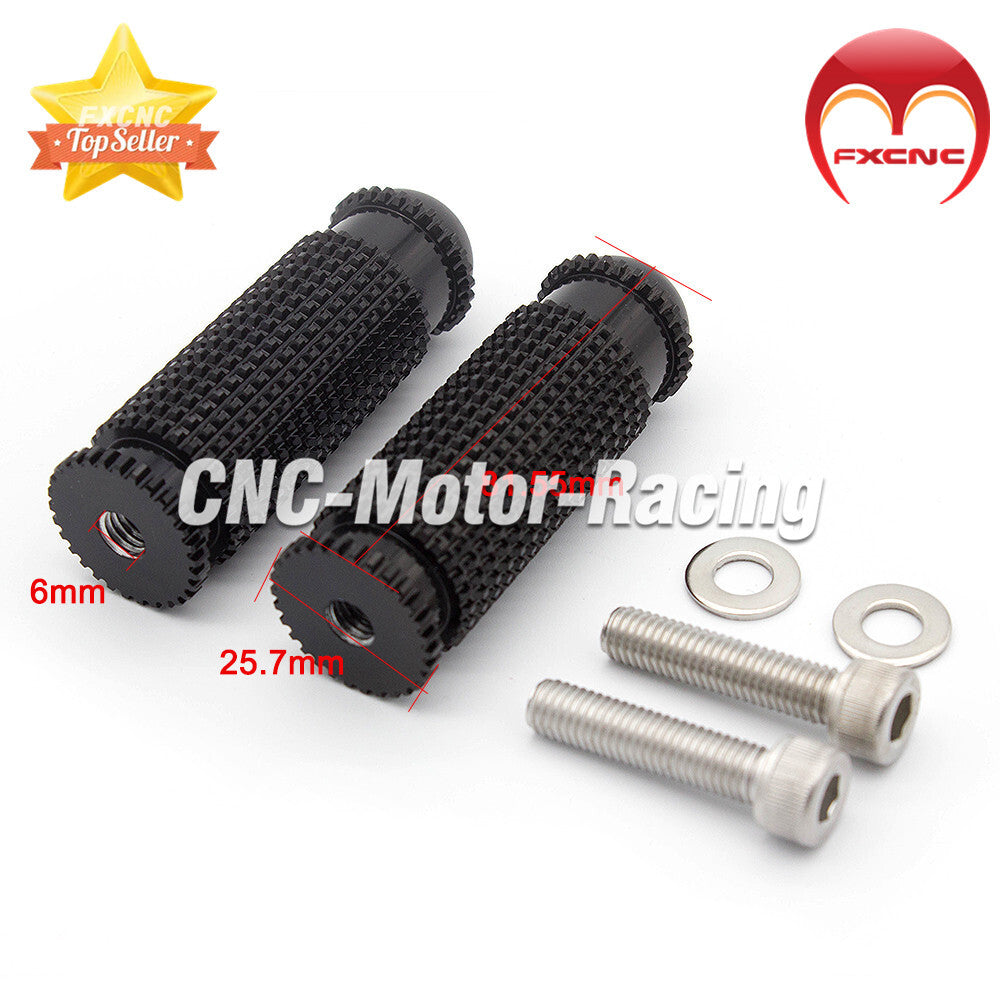 General-purpose CNC motorcycle folding foot spikes rear footrest racing pedals