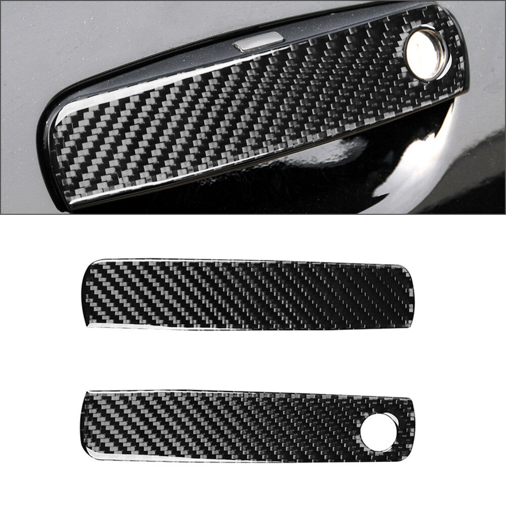 Carbon Fiber Exterior Door Handle Cover Trim for Dodge for Challenger 2012-2024 23