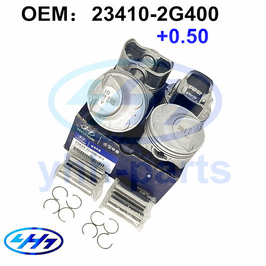 23410-2G400 Thicken+0.5mm Pistons for Hyundai Sonata for Kia Optima 2011-2013 2.0T