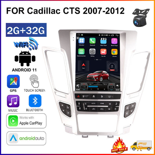CarPlay Car Radio Multimedia Player for Cadillac CTS 07-12 Android 11 GPS Stereo