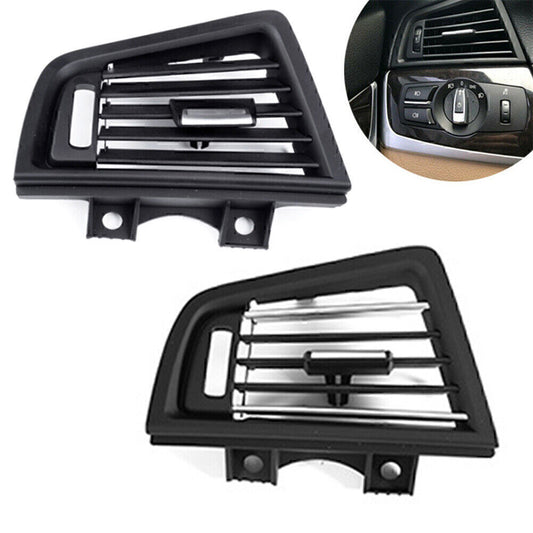 Air conditioning left vent panel for BMW 5 Series F18 F11 F10, black.
