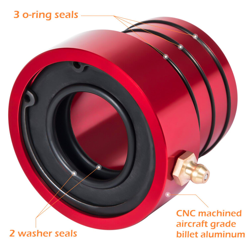2Pcs Red MG21103 Front Axle Tube Seal Kit for Jeep for Wrangler JK TJ XJ YJ ZJ MJ