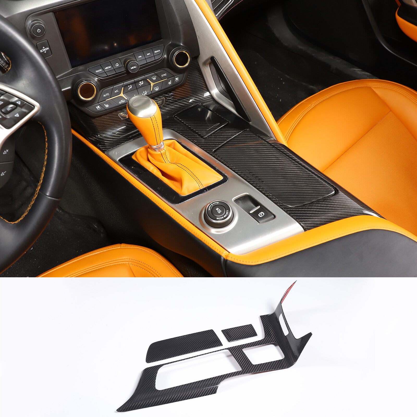 Front windshield sunshade UV protection block for Corvette C8 2020-2024