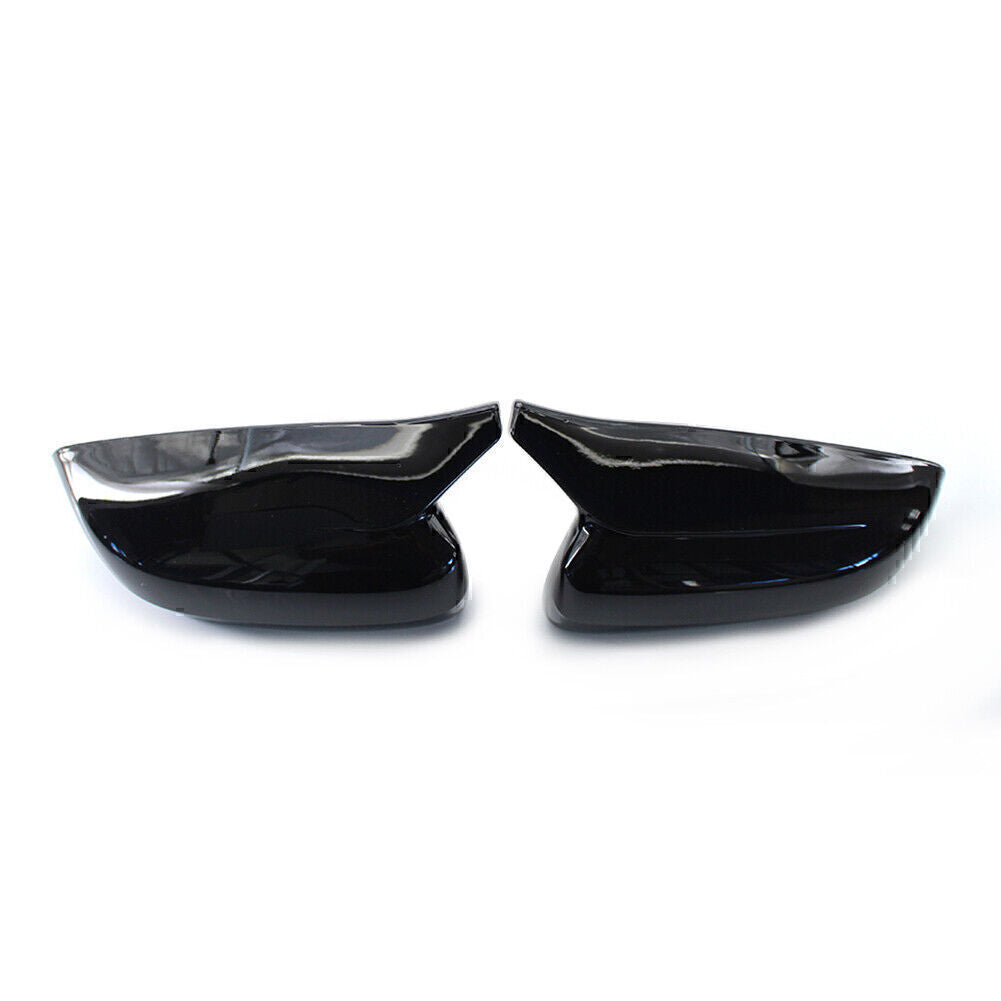 Glossy black M-style rearview mirror cover suitable for BMW 3 Series G20 G30 2017-20