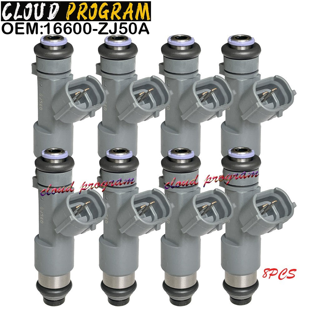 8PCS VK56DE VQ40DE Fuel injector For 06-2015 for Nissan Armada Titan Frontier V8 4.0