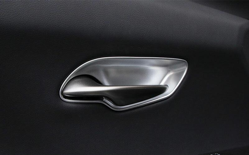 Fit for Lexus UX200 250h 2019-2022 Matt Silver Inner Door Bowl Cover Trim 4pcs