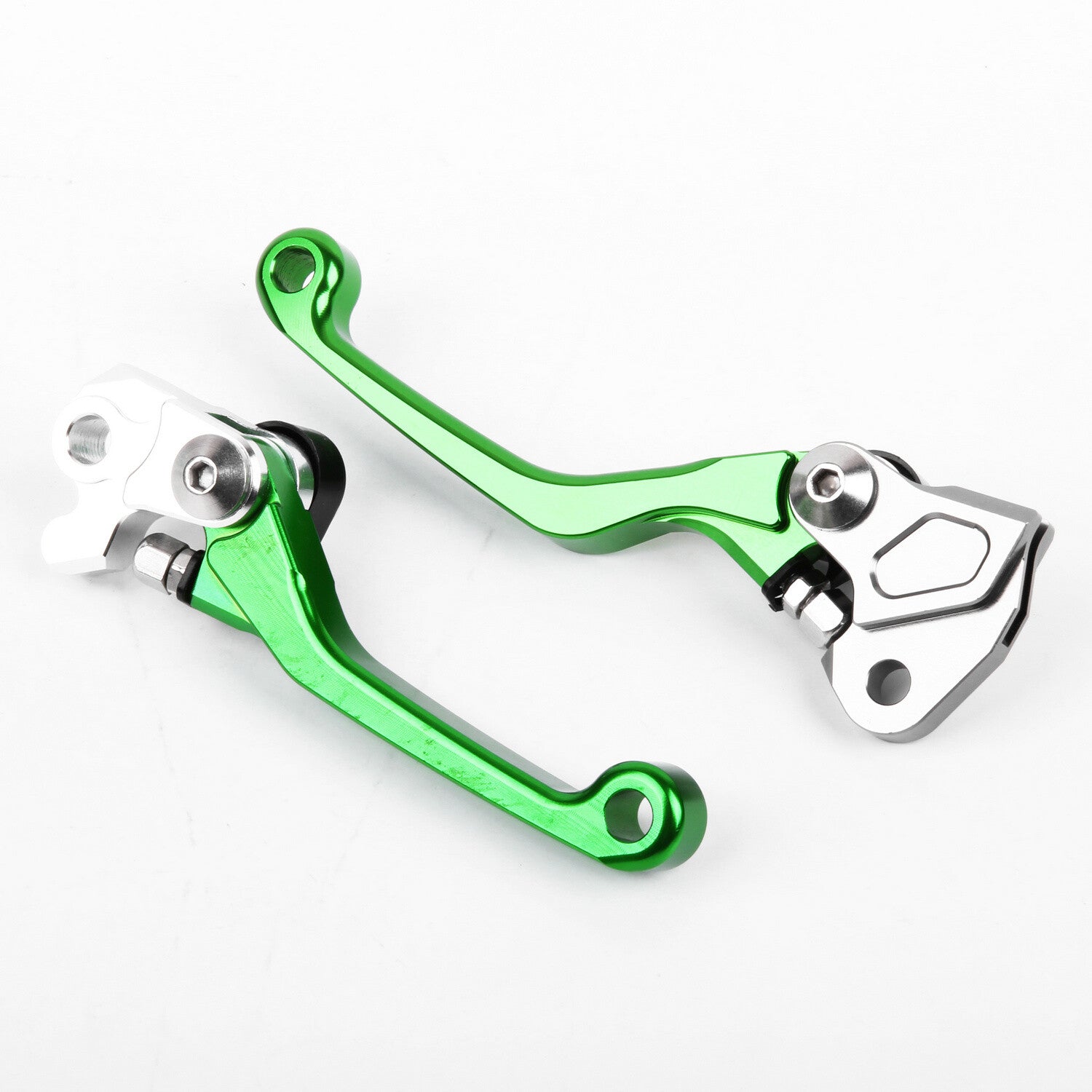 for Kawasaki KX65 KX85 2000-2021 Clutch Brake Levers CNC Pivot Green US 2018 19