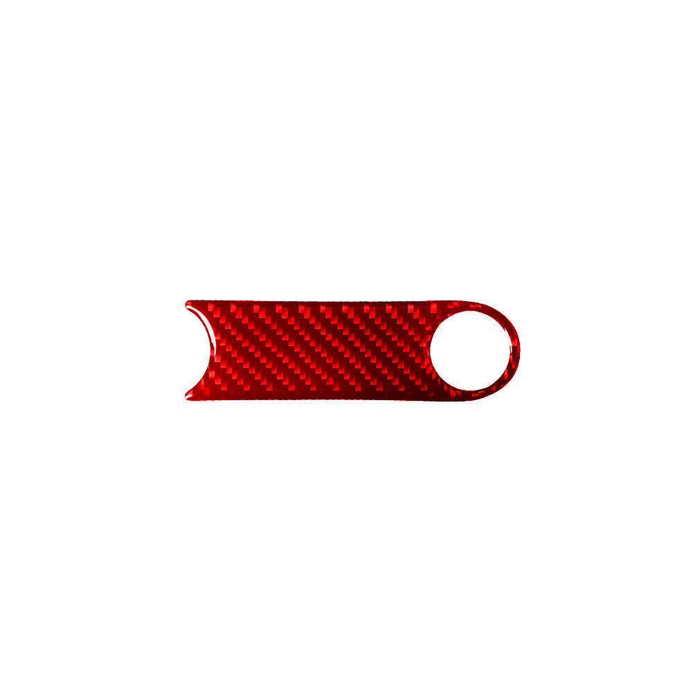 Red Carbon Fiber Start Button Trim Panel for Volkswagen for Tiguan 2013-2017