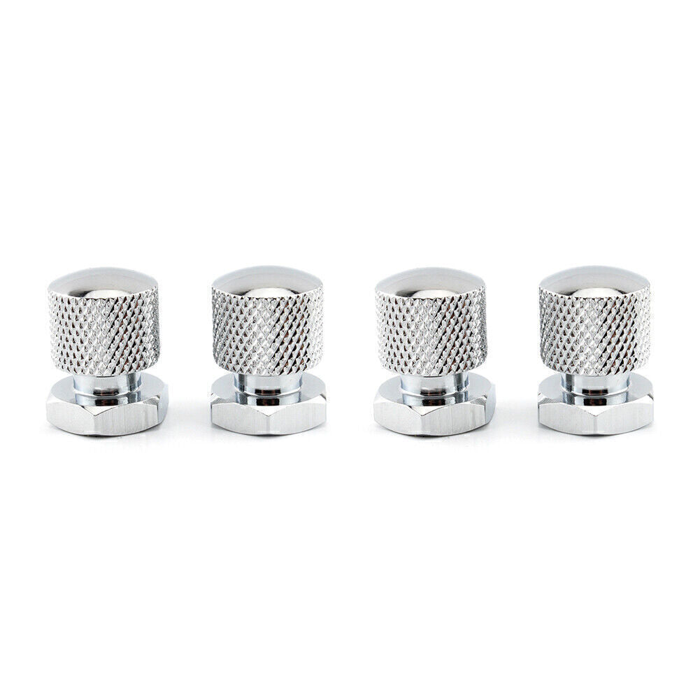 Solo for Seat Nuts Mounting Nuts 1/4-20 Thread Silver for Harley Touring Softail