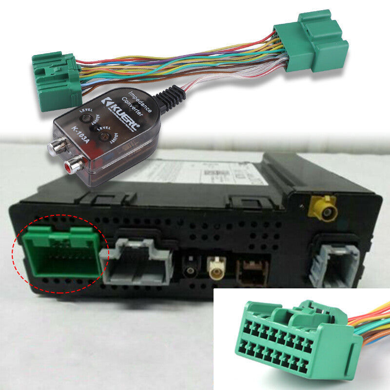 Car Radio Adapter Add An Amp Amplifier Interface For 2014-2020 for Chevy for GMC 71-2107