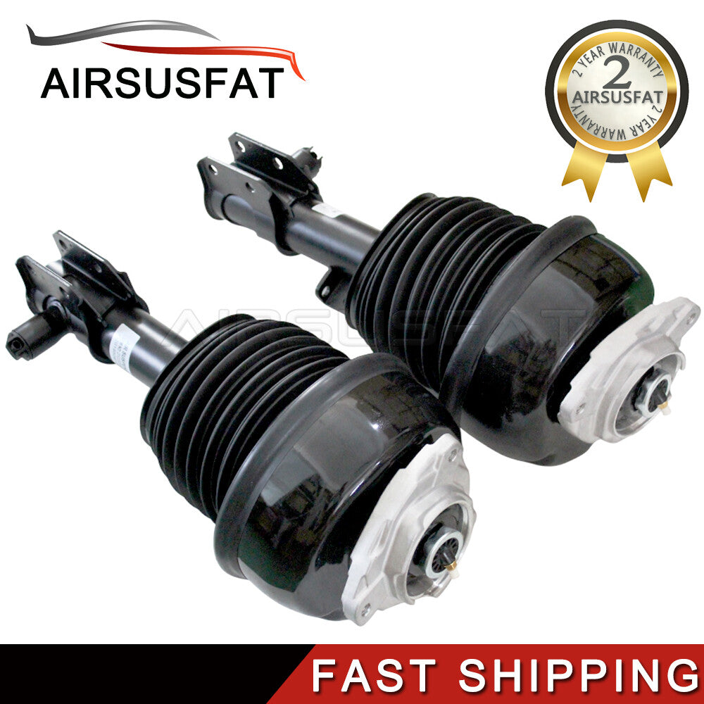 Pair for Mercedes W212 E CLS Class 4matic Front Air Suspension Struts W/ADS New