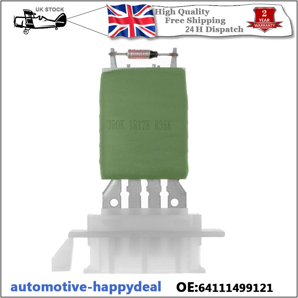 for Mini One 04-07 for Mini One D 03-06 for Mini Cooper Blower Fan Motor Heater Resistor