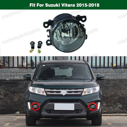1Pcs Clear Front Bumper Fog Light Driving Lamp Fit for Suzuki Vitara 2015-2018