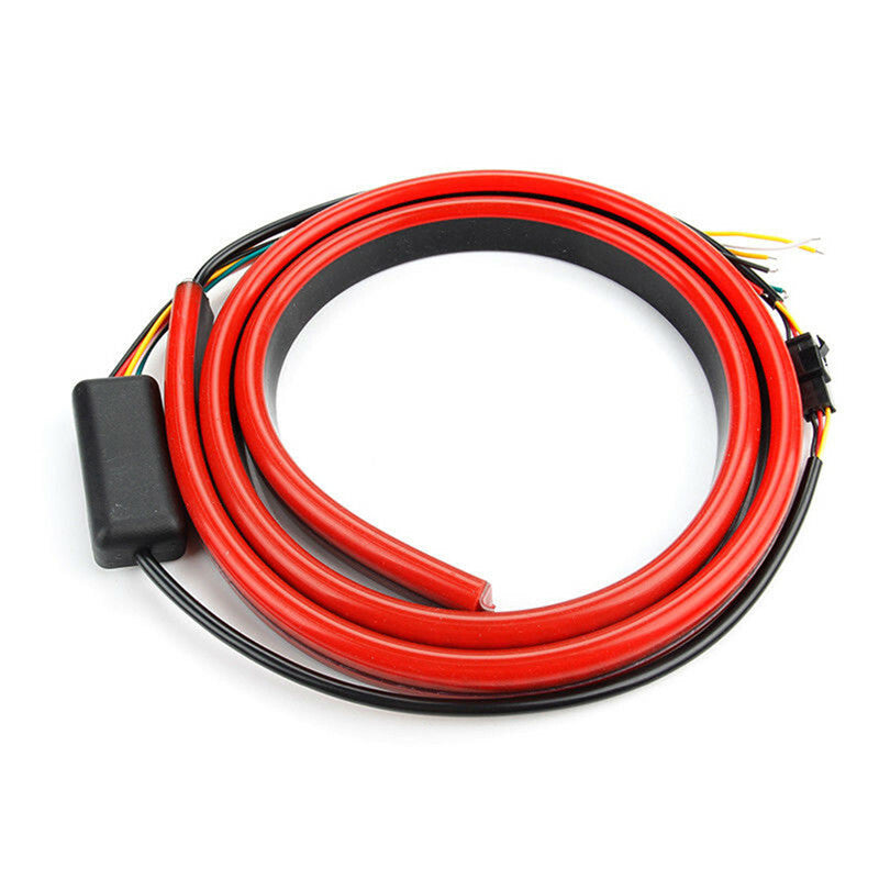 Car 103cm Flexible Rear Dynamic Streamer Stop Brake Light LED Signal Lamp Bar