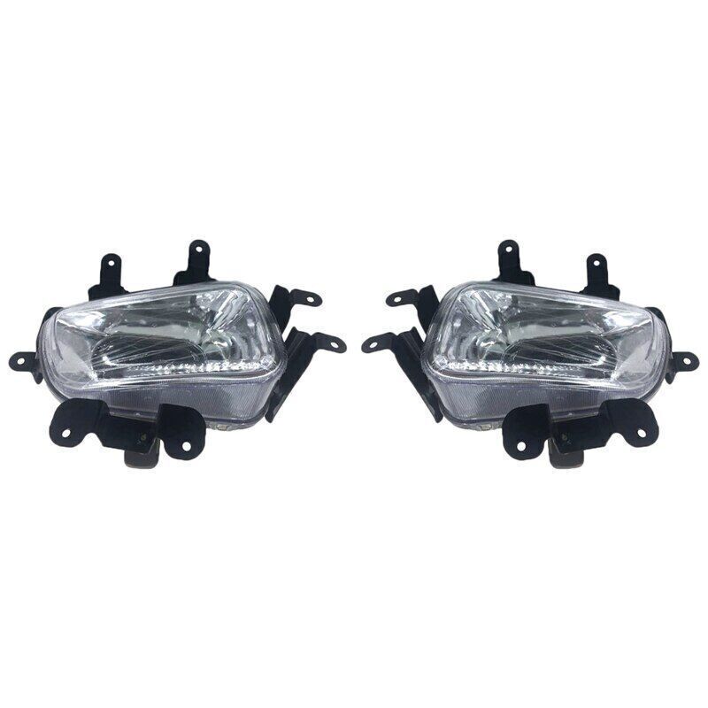 Pair for Hyundai Terracan 2.4 2.9 2001-2007 Front Bumper Fog Lights With Bulbs