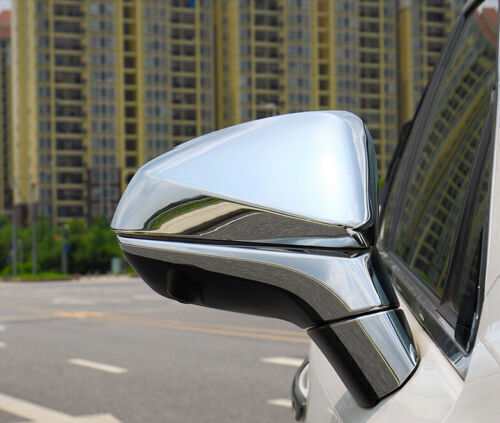 for Lexus RX350 NX300h 2015-2020 Chrome External Rearview Side Mirror Cover Trim