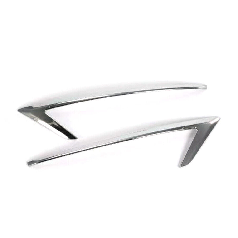 Rear Bumper Fog Light Lamp Cover Trim for Mazda CX-5 CX5 2017-2021 ABS Chrome