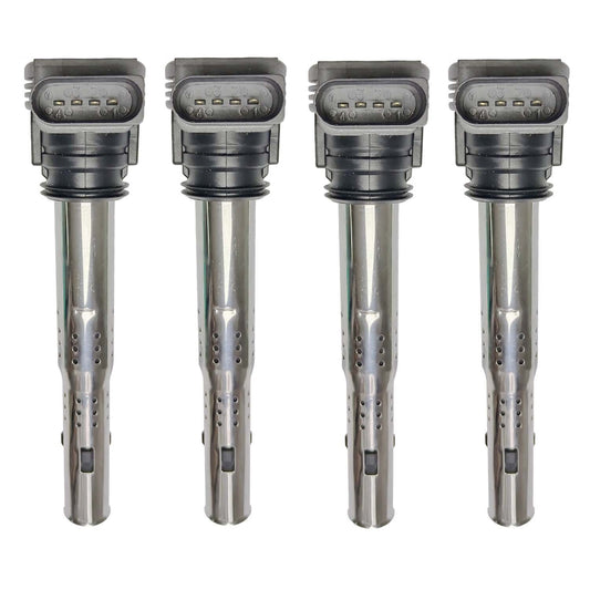 4X Ignition Coils 1.8T/2.0T Fit for VW for Golf for Jetta for Audi A6 A4 for SKODA 07K 905 715F