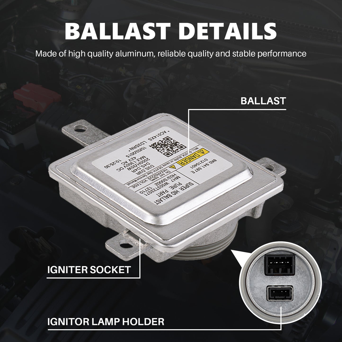 Xenon Ballast HID Control Unit Computer Module ECU 8K0941597E for Audi for VW