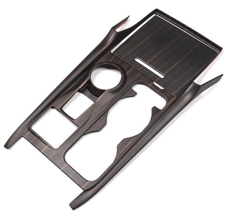 Central Console Gear Shift Panel Trim for Ford Explorer 2020-22 Matt Wood Grain