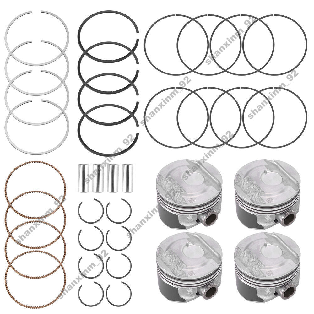 Engine 4x Pistons  Rings Kit for Buick GL8 for ES for Cadillac ATS XT5 for Chevrolet 2.0T