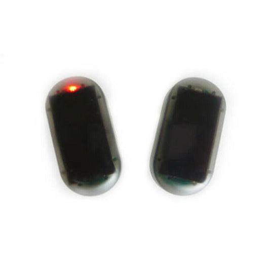 Fake Solar Simulation Anti-Theft Car Alarm Light Flash Red Security System G