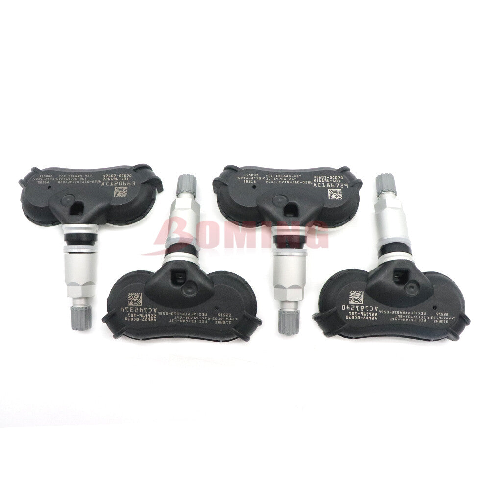 (4) NEW TIRE PRESSURE SENSORS for TOYOTA for SIENNA TUNDRA SEQUOIA 42607-0C070 TPMS