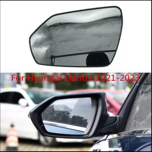 Heated left-side rearview mirror lens for Hyundai for Elantra 2021-2025