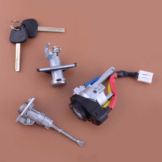 Car Full Lock Cylinder Key Ignition Left Door Trunk Fit for Hyundai Sonata 8