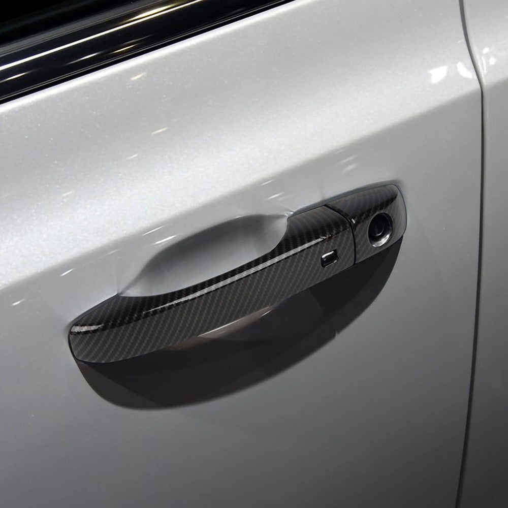8PCS Exterior Door Grab Handle Shell Cover Trim for Chrysler 300/300C 2011-2023