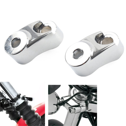 39MM 49MM Front Turn Signal Mount Bracket Relocation Kit for Harley Dyna FXR