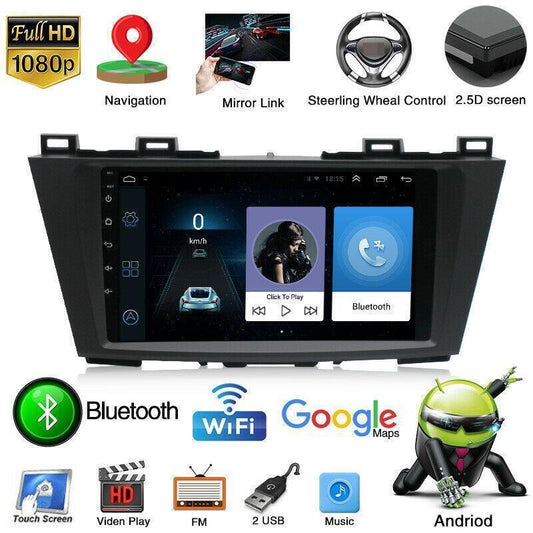 9in Android 10.1 Car Stereo Radio GPS Navi WiFi Player MP5 for Mazda 5 2011-2013