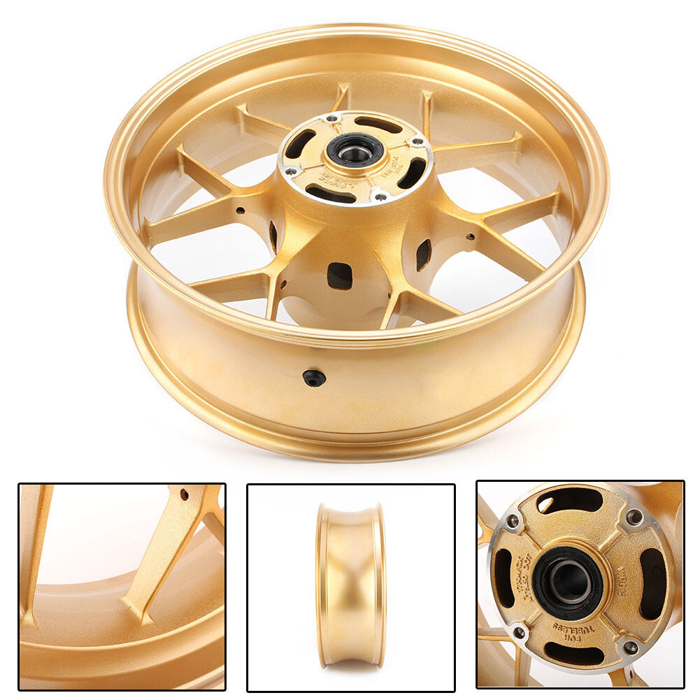Motorcycle Rear Wheel Rim for Honda CBR600RR F5 2013~2018 Gold Aluminum Alloy