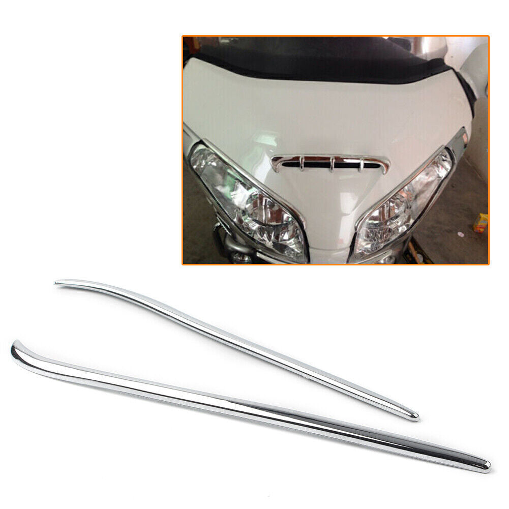 Front Fairing Scoop Air Vent Duct Trim Fit for Honda Goldwing GL1800 2001-2011