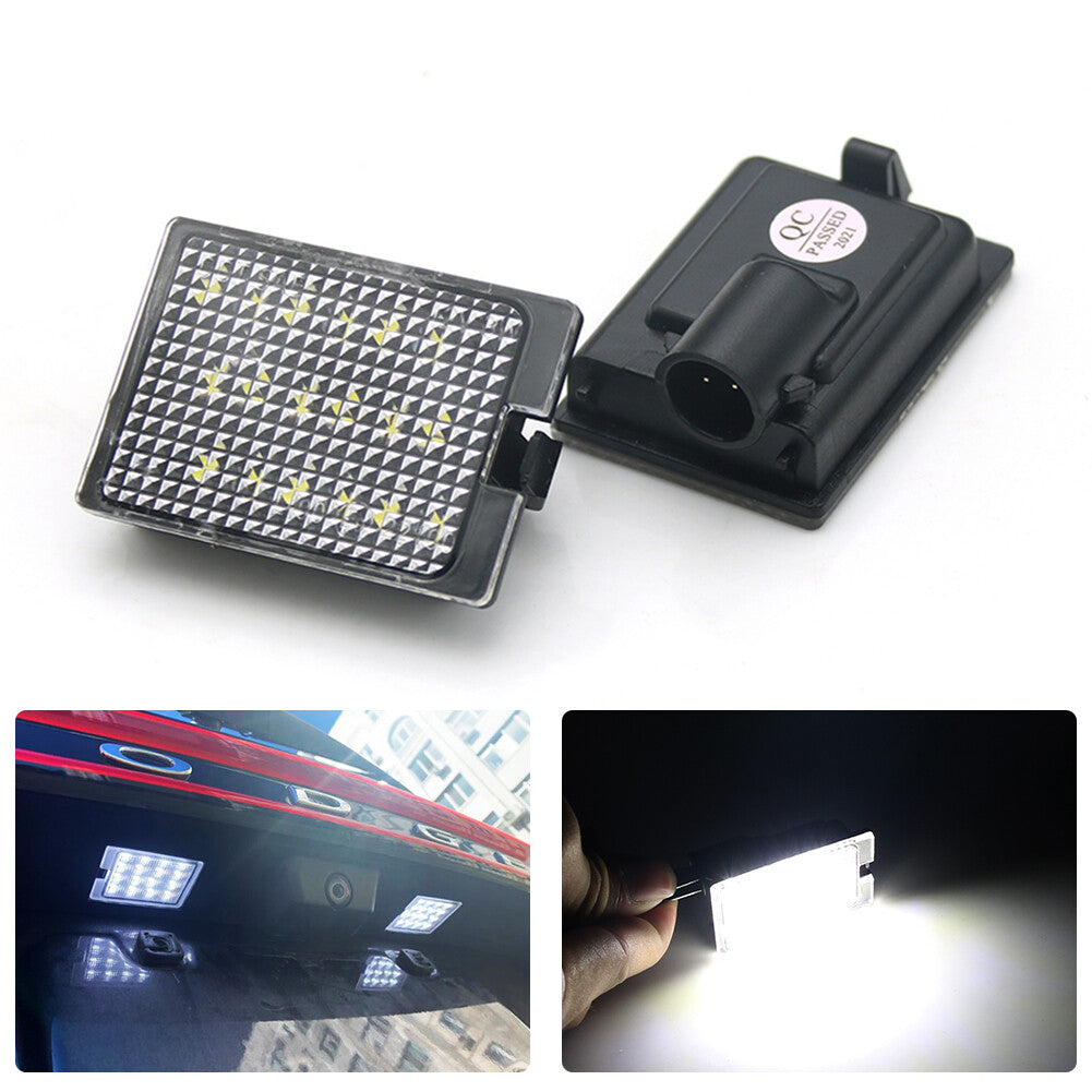 Rear LED Number License Plate Light White Lamps for Dodge Durango 2014-2020