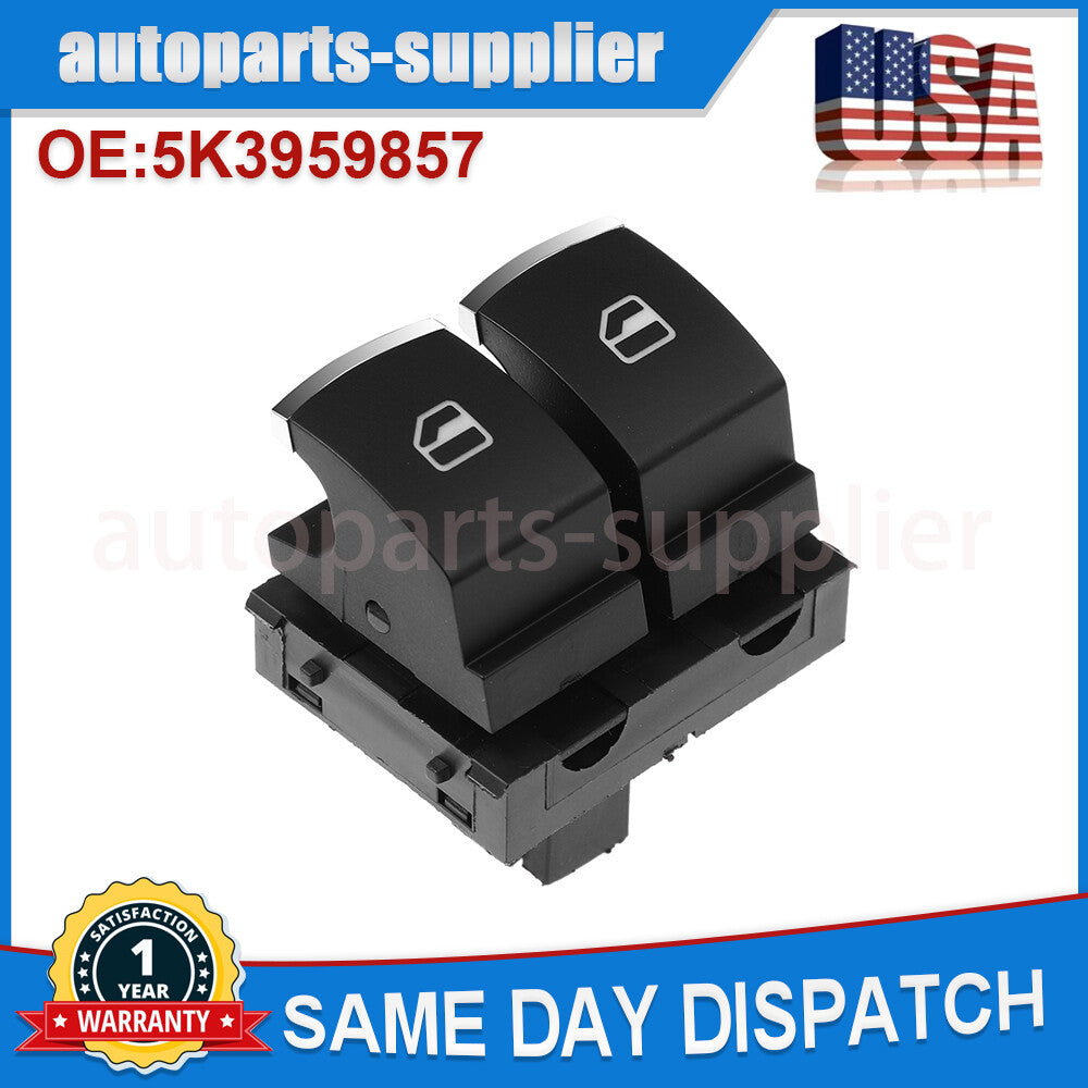 The main window switch control driver side is suitable for Volkswagen for Golf MK5 MK6 GTI EOS 5K3959857