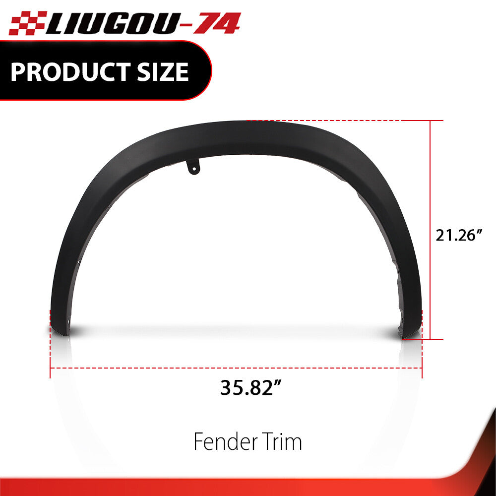 Suitable for 2015-2017 for Lexus Nx200t fender trim package - front drive and passenger side.